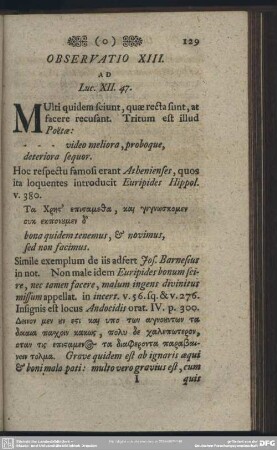 Observatio XIII. Ad Luc. XII. 47.