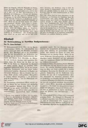 Eisenkunst: Zur Sonderausstellung im Bayerischen Kunstgewerbeverein
