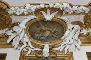 Kartuschen mit Evangelistensymbolen — Kartusche mit Symbolen des Evangelisten Lukas