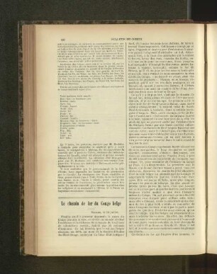 Le chemin de fer du Congo belge.