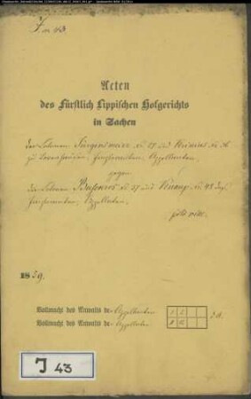 Jürgensmeier Nr. 27 zu Tevenhausen, Krinius Nr. 36 zu Tevenhausen gegen Busekros Nr. 37 zu Tevenhausen, Knaup Nr. 48 zu Tevenhausen - Weg