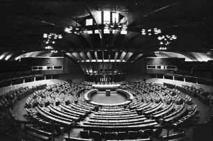 Straßburg (Frankreich): Plenarsaal des Europarats