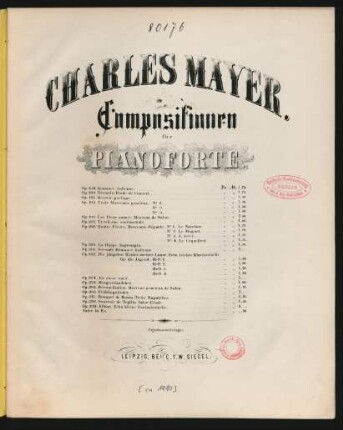 N°. 1: Narcisse : op. 218[,1]