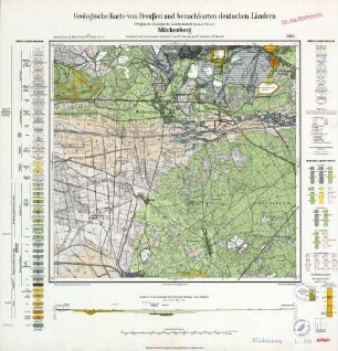 [4548] Mückenberg, Geologische Karte von Preußen und benachbarten deutschen Ländern