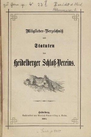 Bericht. 2. 1885