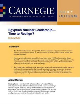 Egyptian nuclear leadership : time to realign?