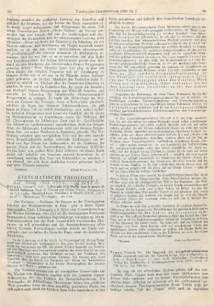 66-68 [Rezension] Heppe, Heinrich, Die Dogmatik der evangelisch-reformierten Kirche