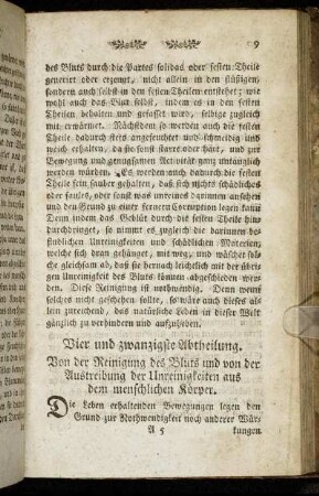 Vier und zwanzigste Abtheilung.