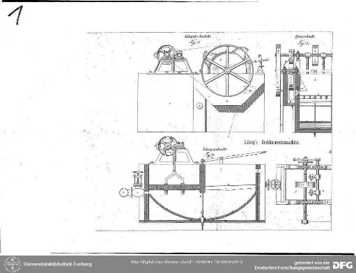 Tafel V - Lührig´s Grobkornsetzmaschine