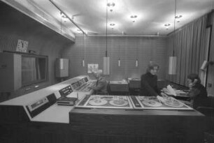 Süddeutscher Rundfunk Studio Karlsruhe Kriegsstraße 166/168. Inbetriebnahme der neuen Senderegie-Anlage