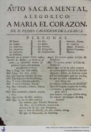 Al Maria el Corazon.