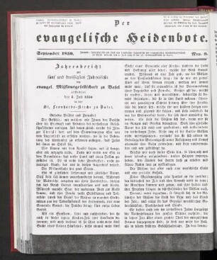 Nro. 9. September 1850
