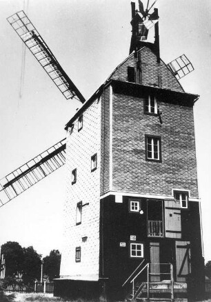 Am Mellensee-Saalow. Paltrockmühle, um 1975, Repro