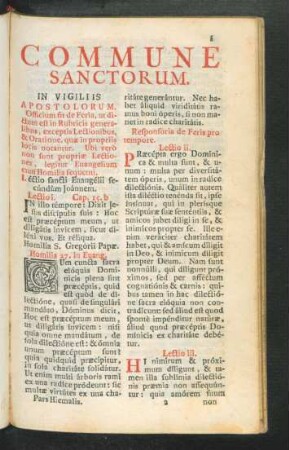 Commune Sanctorum