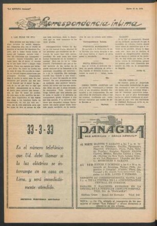 Correspondencia íntima