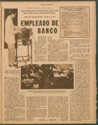 Los sueldos de los empeados ¿Estan en relación con el costo de la vida? : Como vive la gente útil