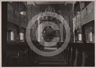 Gemeinderaum der evangelischen Kirche Wirschkowitz nach W