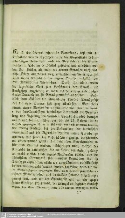 Von der Umstellung der Satzglieder in der englischen Sprache