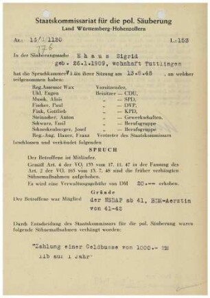 Ehaus, Sigrid