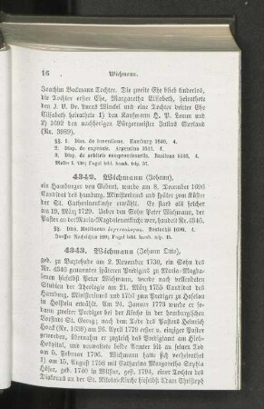 4342. Wichmann (Johann).