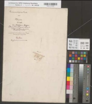 Lengerich (Lengerich), Zusammenlegung Wechte, Bl. 3 Brouillonkarte II Flur 4