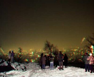 Annaberg, Silvester 1995, vom Schreckenberg aus