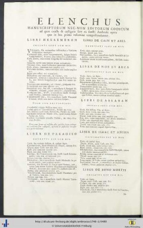 Elenchus Manuscriptorum Nec-Non Editorum Codicum ...