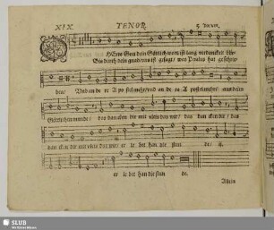 XIX. O Herre Gott dein Göttlich Wort