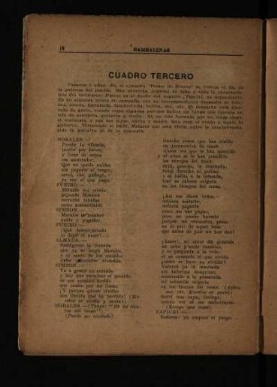Cuadro tercero