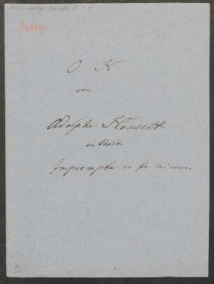 Pensée fugitive; pf; f-Moll; op.8