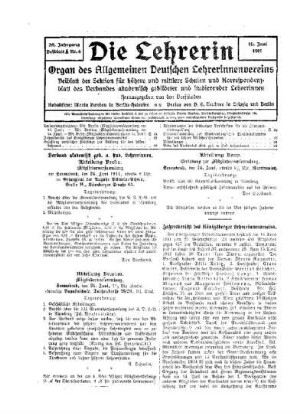 Jahresbericht des Königsberger Lehrerinnenvereins