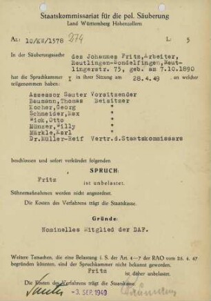 Fritz, Johannes