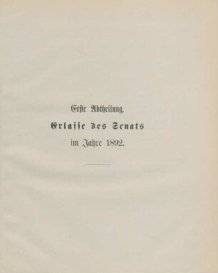 Erste-dritte Abtheilung