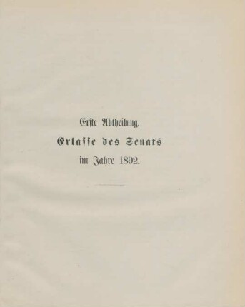 Erste-dritte Abtheilung