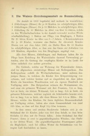 3. Die Waisen-Erziehungsanstalt zu Rummelsburg
