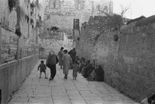 Klagemauer : Klagemauer in der Altstadt von Jerusalem