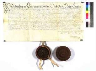 Bischof Johann Philipp verleiht Hohenlohe Bischofsheim.