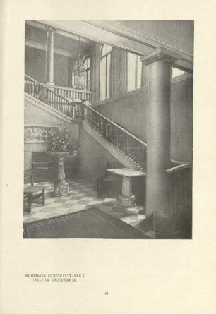 Wohnhaus Victoriastrasse 7. Halle im Erdgeschoss