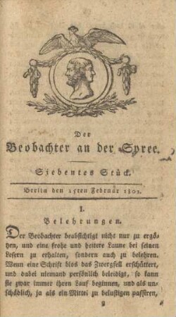 7. Stueck, 15. Februar 1802