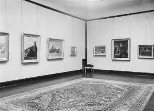 Heinrich-Vogeler-Ausstellung : Dresden. Staatliche Kunstsammlungen, Kupferstich-Kabinett, Günzstraße. Raumaufnahme der Heinrich-Vogeler-Ausstellung