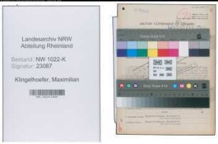 Entnazifizierung Maximilian Klingelhoefer , geb. 05.02.1905 (Betriebsleiter)