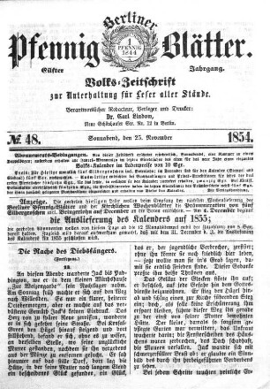 Nr. 48, Sonnabend, den 25. November