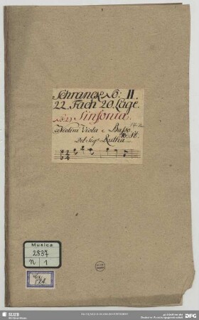 Symphonies - Mus.2837-N-1 : strings, bc - G