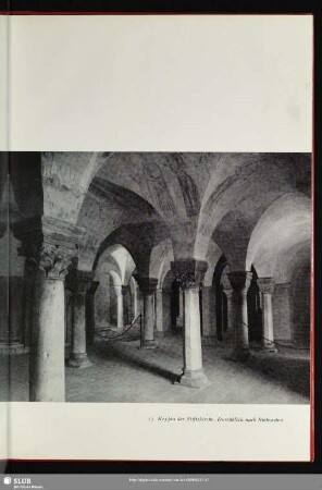 13 Krypta der Stiftskirche, Durchblick nach Südwesten