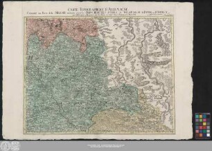 Feuille XXXVI: Carte Topographique D'Allemagne Contenant une Partie de la Silesie inferieure savoir les Principautes d'Oels, de Wratislau de Iauer et d'Oppeln