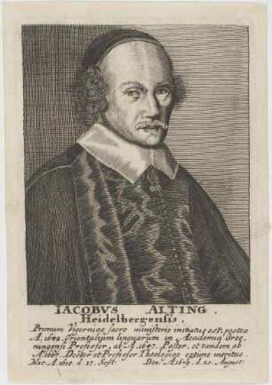 Bildnis des Iacobus Alting