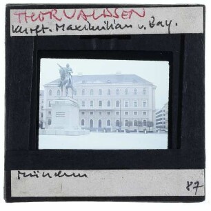 München, Thorvaldsen, Denkmal Kurfürst Maximilian I.