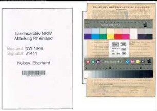 Entnazifizierung Eberhard Heibey , geb. 09.07.1909 (Ingenieur)