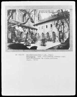 Sankt Paulikirche Kreuzgang & Postkarte Dr. Klein, Arolsen