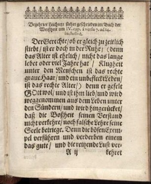 Eingang; Erklärung; Ander Theil.